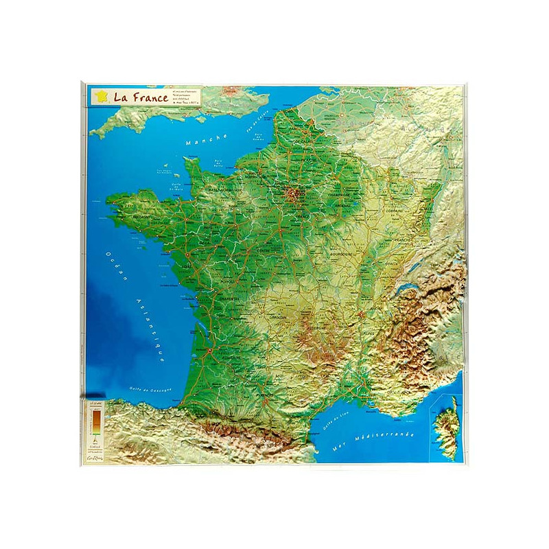 carte géorelief france