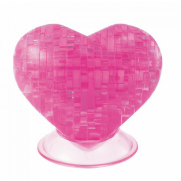 puzzle crystal 3D coeur