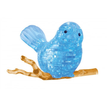 puzzle 3D crystal oiseau bleu