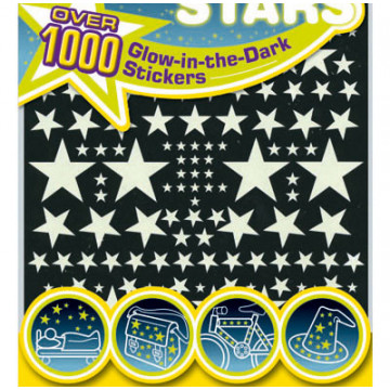lot de 1000 stickers étoiles pour plafond